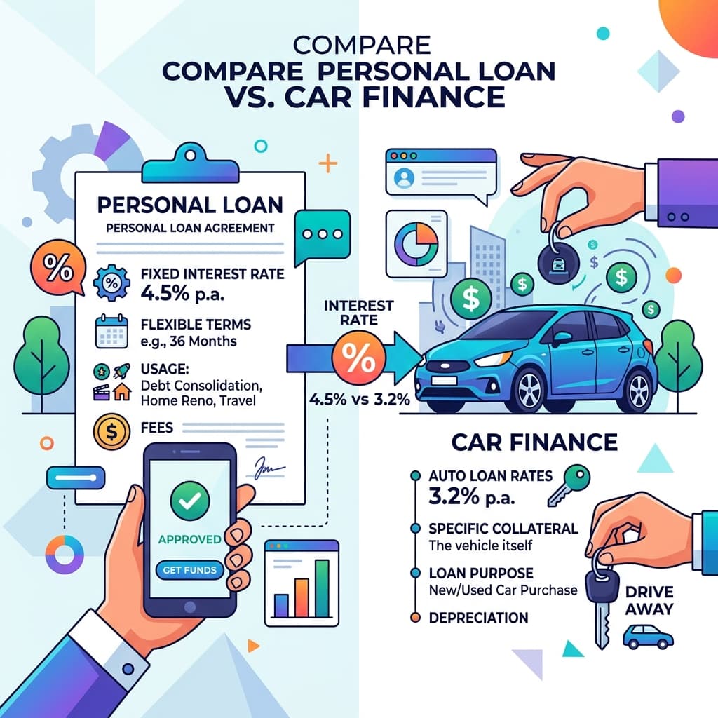 Personal Loan vs Car Loan: Which is Actually Cheaper?
