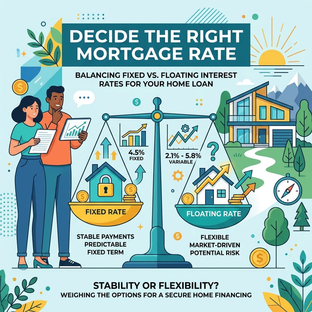 Home Loan: Fixed vs Floating Rate , Which Should You Choose in India?